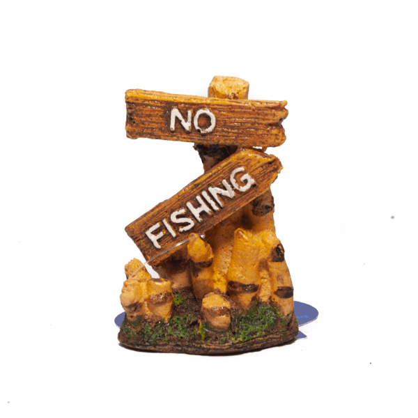 No Fishing -kyltti