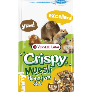 Versele-Laga Crispy Muesli Hamsteri & Co - Täysravintoseos mysli hamstereille, gerbiileille, rotille ja hiirille 2,75kg